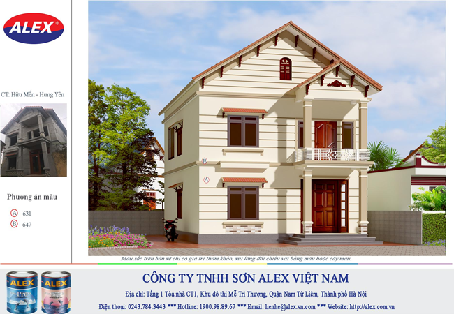 Lưu ý sử dụng sơn ngoại thất trắng để ngôi nhà luôn đẹp